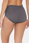 Zivame Medium Rise Full Coverage No Visible Panty Line Hipster - Forged Iron — thumbnail 2